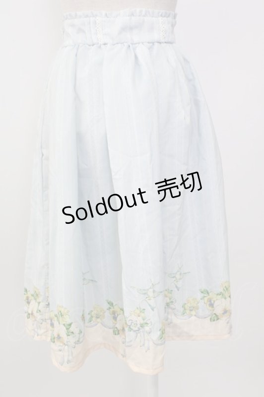 画像2: axes femme POETIQUE / 2021年福袋スカート  サックス T-26-01-13-015-AX-SK-IG-ZT531 (2)