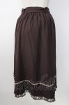 画像2: axes femme / マルチWAYフリルスカート  ダークブラウン T-26-01-16-024-AX-SK-SA-ZTK549 (2)