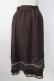 画像2: axes femme / マルチWAYフリルスカート  ダークブラウン T-26-01-16-024-AX-SK-SA-ZT (2)