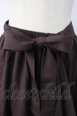 画像4: axes femme / マルチWAYフリルスカート  ダークブラウン T-26-01-16-024-AX-SK-SA-ZTK549 (4)