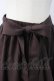 画像4: axes femme / マルチWAYフリルスカート  ダークブラウン T-26-01-16-024-AX-SK-SA-ZT (4)