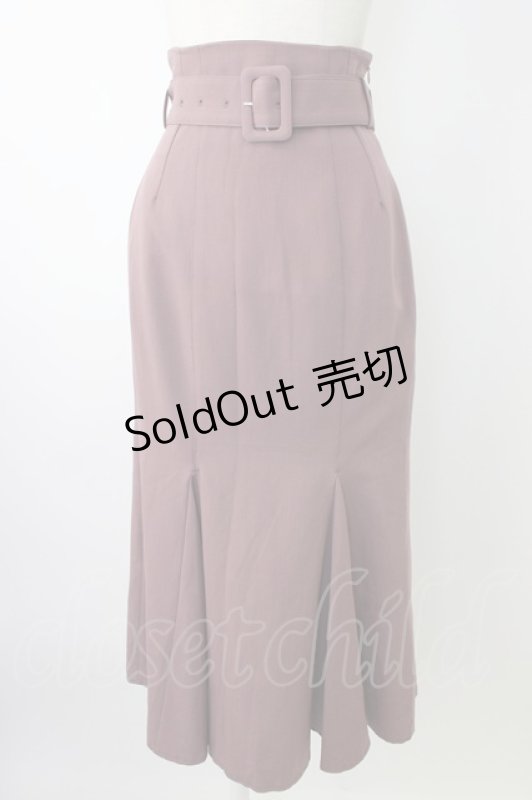 画像1: An MILLE / ベルトマーメイドスカート  ピンク T-26-01-16-025-EL-SK-SA-ZTK549 (1)