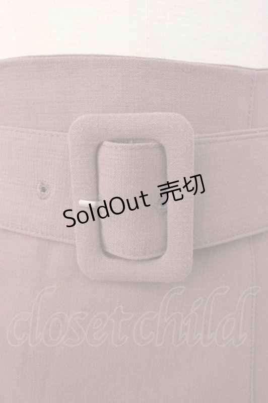 画像3: An MILLE / ベルトマーメイドスカート  ピンク T-26-01-16-025-EL-SK-SA-ZTK549 (3)