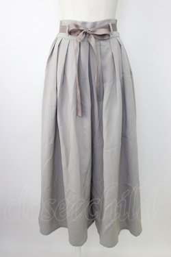 画像1: axes femme / ハイウエストプリーツ袴パンツ  グレー T-26-01-16-026-AX-PA-SA-ZT