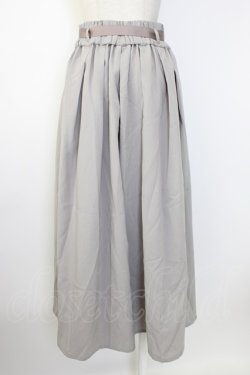 画像2: axes femme / ハイウエストプリーツ袴パンツ  グレー T-26-01-16-026-AX-PA-SA-ZT