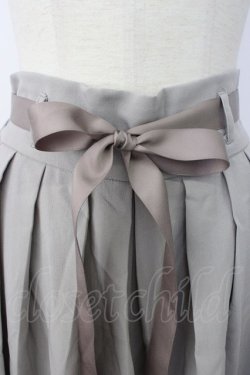 画像3: axes femme / ハイウエストプリーツ袴パンツ  グレー T-26-01-16-026-AX-PA-SA-ZT