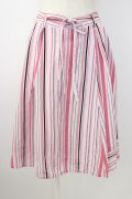 axes femme / ストライプスカート M ピンク T-26-01-16-027-AX-SK-IG-ZT