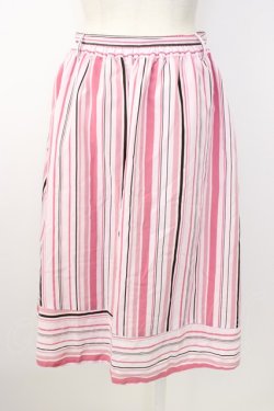 画像2: axes femme / ストライプスカート M ピンク T-26-01-16-027-AX-SK-IG-ZT