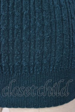 画像4: axes femme / Ｖネックニットプルオーバー  グリーン T-26-01-16-003-AX-TO-IG-ZT