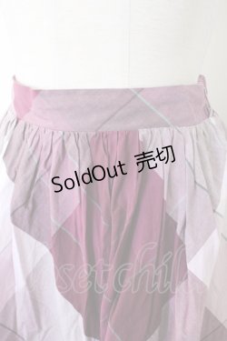 画像3: axes femme / 裾スカラップスカート  パープルけい T-26-01-16-028-AX-SK-IG-ZTK549K549