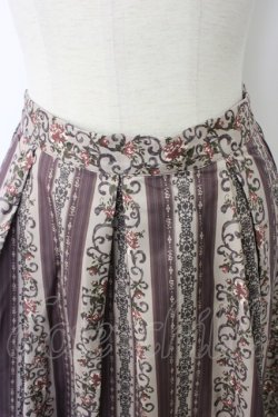 画像3: axes femme / オーナメント縦柄スカート M ブラウン T-26-01-16-029-AX-BL-IG-ZT