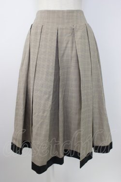 画像4: Button BearQueenie / グレンチェックジャケット&スカートセットアップ S ブラウン T-26-01-16-031-EL-OP-SA-ZT