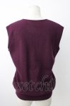 画像2: KANEKO ISAO / カシミア混ラムニット  パープル T-26-01-16-006-EL-TO-OW-ZTK548 (2)