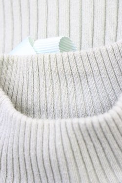 画像3: F&A / バックリボンリブニットプルオーバー  グリーン T-26-01-16-001-LO-TO-SA-ZT