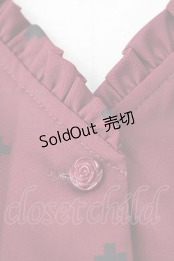 画像3: EATME / クロスptVネックブラウス  ボルドー T-26-01-16-008-LO-OP-SA-ZTK548