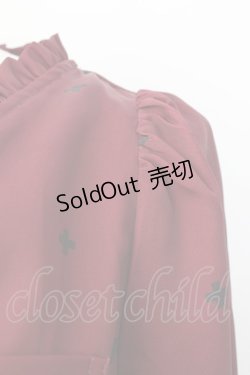 画像4: EATME / クロスptVネックブラウス  ボルドー T-26-01-16-008-LO-OP-SA-ZTK548