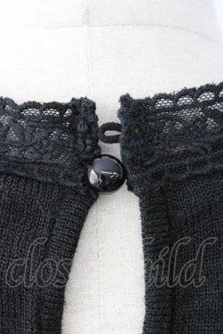 画像4: Secret Honey / エンジェル刺繍ニットトップス  黒ＸゴールドＸ赤 T-26-01-16-011-CA-TO-SA-ZT