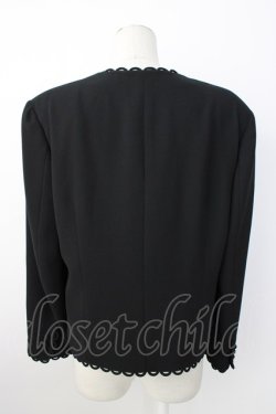 画像2: KANEKO ISAO / ループ飾り使いピンタックジャケット  クロ T-26-01-16-014-EL-JA-OW-ZT