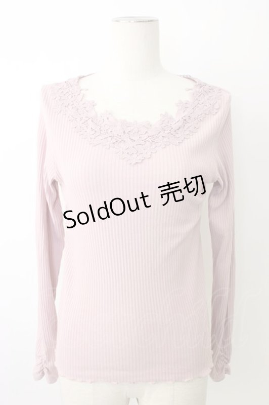 画像1: axes femme / お花モチーフレースインナー  ピンク T-26-01-16-018-AX-TO-IG-ZTK549 (1)