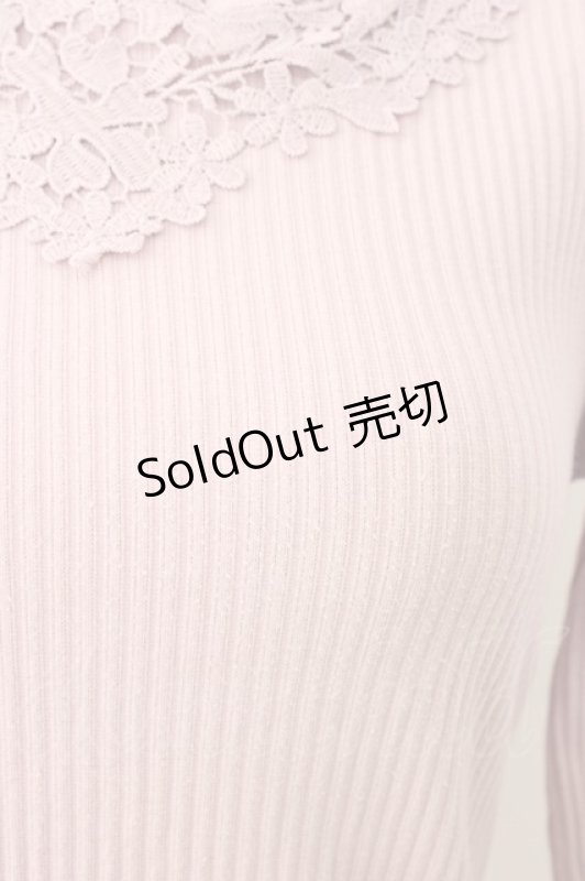 画像4: axes femme / お花モチーフレースインナー  ピンク T-26-01-16-018-AX-TO-IG-ZTK549 (4)