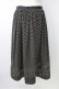 画像2: WONDERFUL WORLD / 水玉前開きスカート  クロ T-26-01-16-021-LO-SK-OW-ZT (2)