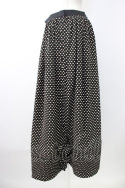 画像3: WONDERFUL WORLD / 水玉前開きスカート  クロ T-26-01-16-021-LO-SK-OW-ZT