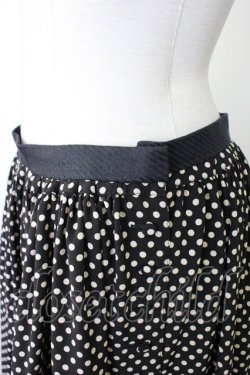 画像4: WONDERFUL WORLD / 水玉前開きスカート  クロ T-26-01-16-021-LO-SK-OW-ZT
