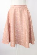axes femme / ジャガードミドルスカート M ピンク T-26-01-18-023-AX-SK-SA-ZT