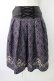 画像1: axes femme / Disneyダークオーナメント柄スカート  パープル T-26-01-18-026-AX-SK-SA-ZT (1)