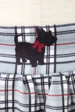 画像4: axes femme kawaii / おさんぽテリア柄スカート  黒チェック T-26-01-18-028-AX-SK-SA-ZT