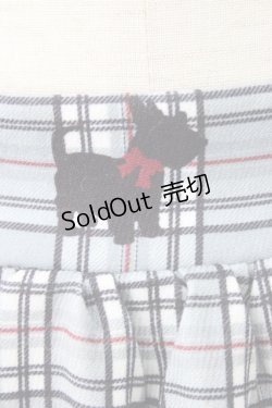 画像4: axes femme kawaii / おさんぽテリア柄スカート  黒チェック T-26-01-18-028-AX-SK-SA-ZT570