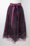 画像1: axes femme POETIQUE / バックフリルチュールスカート M パープル T-26-01-18-029-AX-SK-SA-ZH (1)