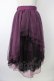 画像2: axes femme POETIQUE / バックフリルチュールスカート M パープル T-26-01-18-029-AX-SK-SA-ZT (2)