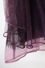 画像4: axes femme POETIQUE / バックフリルチュールスカート M パープル T-26-01-18-029-AX-SK-SA-ZH (4)