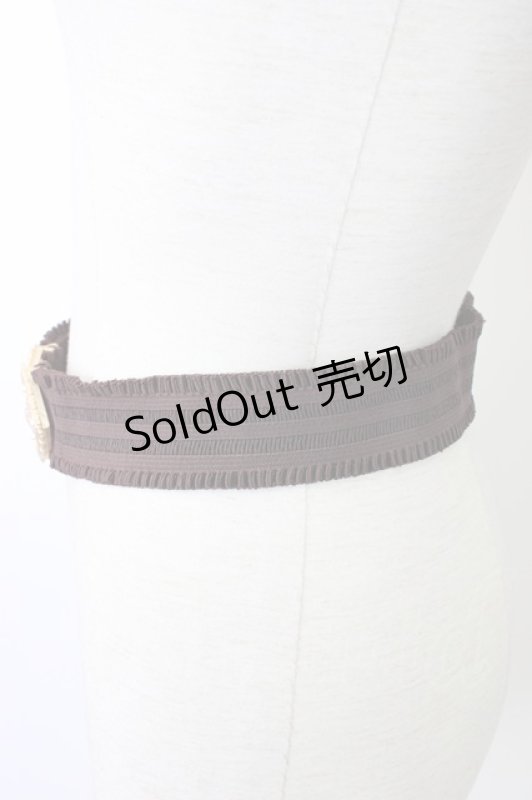 画像4: axes femme / ハートローズゴムベルト  ブラウン T-26-01-18-035-AX-ZA-SA-ZT485 (4)