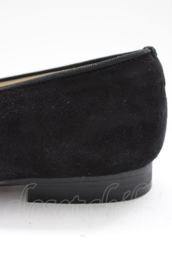 画像5: KANEKO ISAO / リボンスウェードパンプス LL ブラック T-26-01-18-036-EL-SH-SA-ZT