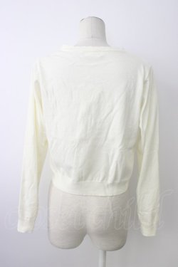 画像2: m petit by misako / AM*ハート透かしニットカーディガン L アイボリー T-26-01-18-001-LO-TO-SA-ZT