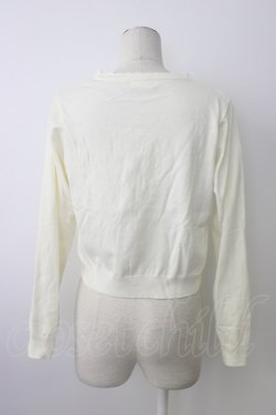 画像3: m petit by misako / AM*ハート透かしニットカーディガン L アイボリー T-26-01-18-001-LO-TO-SA-ZT