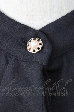 画像4: axes femme / プチハイネックブラウス  黒 T-26-01-18-007-AX-BL-SA-ZT