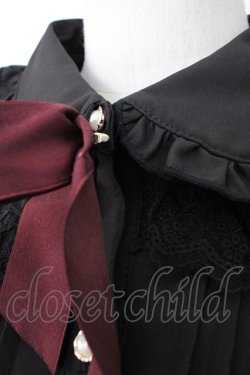 画像3: axes femme POETIQUE / レースデザインガーリーブラウス M クロ T-26-01-18-008-AX-BL-SA-ZT