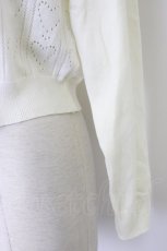 画像5: m petit by misako / AM*ハート透かしニットカーディガン L アイボリー T-26-01-18-001-LO-TO-SA-ZT560 (5)