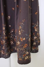 画像4: axes femme / 刺繍入りワンピース  ブラウン T-26-01-18-012-AX-OP-SA-ZT569 (4)