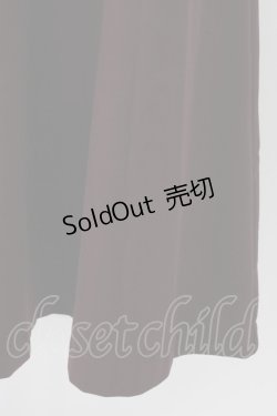 画像4: an another angelus / ベルト付きスカラップジャンスカ  ボルドー T-26-01-18-014-CA-OP-SA-ZT569