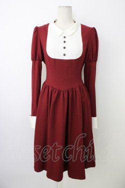 画像1: NO.S PROJECT / クラシックレトロワンピース M ボルドー T-26-01-18-015-LO-OP-SA-ZT