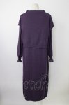 画像2: axes femme / ベストニットワンピース  パープル T-26-01-18-016-AX-OP-SA-ZT569 (2)