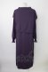 画像2: axes femme / ベストニットワンピース  パープル T-26-01-18-016-AX-OP-SA-ZT (2)