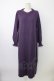 画像3: axes femme / ベストニットワンピース  パープル T-26-01-18-016-AX-OP-SA-ZT (3)