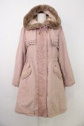 axes femme / 裏キルトモッズコート M ピンク T-26-01-18-020-AX-CO-SA-ZT