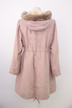 画像2: axes femme / 裏キルトモッズコート M ピンク T-26-01-18-020-AX-CO-SA-ZT