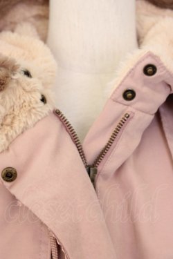 画像4: axes femme / 裏キルトモッズコート M ピンク T-26-01-18-020-AX-CO-SA-ZT